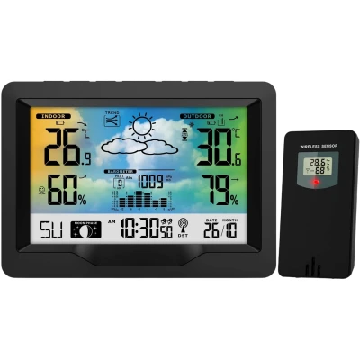 Berdsen BD-901 Meteostanice s displejem, černá