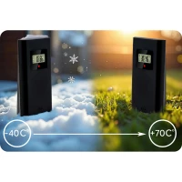 Berdsen BD-912 Meteostanice s displejem, černá