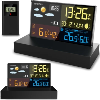 Berdsen BD-912 Meteostanice s displejem, černá