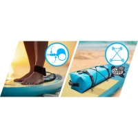 SOKE 850000 Paddleboard SUP s príslušenstvom, Aquasurf, 85 kg, 275 cm