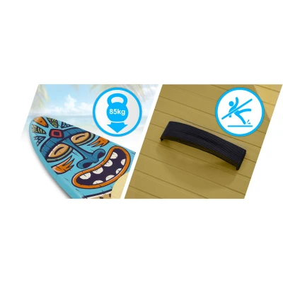 SOKE 850000 Paddleboard SUP s príslušenstvom, Aquasurf, 85 kg, 275 cm