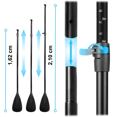 SOKE 850000 Paddleboard SUP s príslušenstvom, Aquasurf, 85 kg, 275 cm