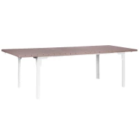 MultiGarden SAE-180 Rozťahovací záhradný stôl 180-240 cm, oceľ, HDPE, béžová farba