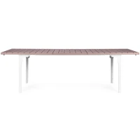 MultiGarden SAE-180 Rozťahovací záhradný stôl 180-240 cm, oceľ, HDPE, béžová farba