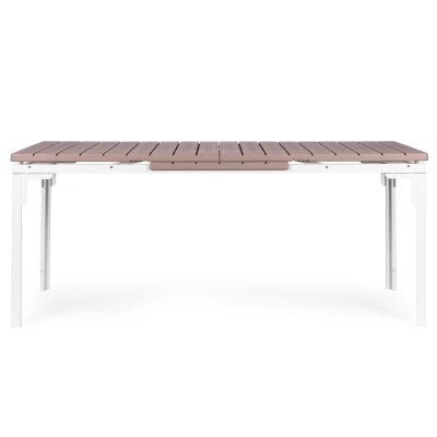 MultiGarden SAE-180 Rozťahovací záhradný stôl 180-240 cm, oceľ, HDPE, béžová farba
