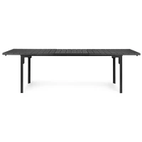 MultiGarden SAE-180 Rozkládací zahradní stůl 180 - 240 cm, ocel, HDPE, šedý