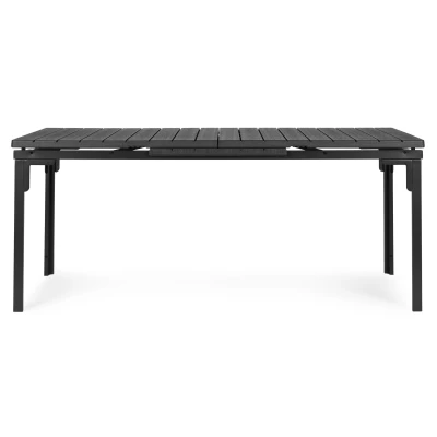 MultiGarden SAE-180 Rozkládací zahradní stůl 180 - 240 cm, ocel, HDPE, šedý