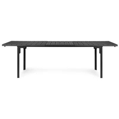 MultiGarden SAE-180 Rozkládací zahradní stůl 180 - 240 cm, ocel, HDPE, šedý
