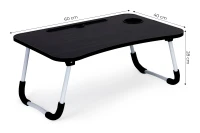 ModernHome PJJLT0001 Stojan na notebook 60 x 40 cm, černý