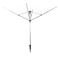 MultiGarden 4JM-60MAC Záhradná sušička bielizne, zemný skrutka, 60 m, sivá