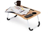 ModernHome PJJLT0001 Stolík na notebook 60 x 40 cm, drevo