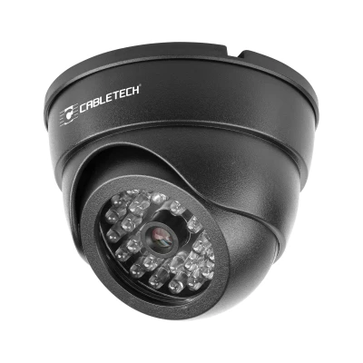 Cabletech URZ0991 Atrapa kamery s LED diodou DK-3, černá