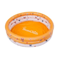 SunClub 51458 Nafukovací bazén 192 l s motýľmi, oranžový a biely