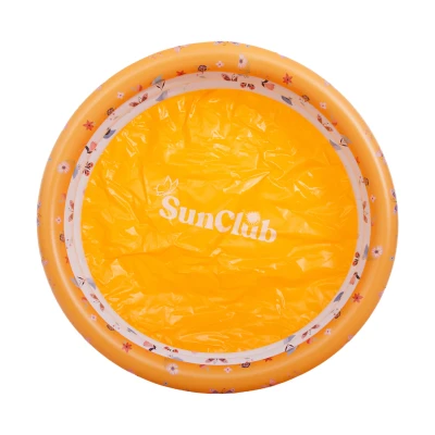 SunClub 51458 Nafukovací bazén 192 l s motýľmi, oranžový a biely