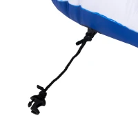 SunClub 33157 Nafukovací lehátko do bazénu s opěrkou 207 x 105 cm, modrobílé
