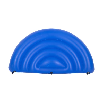 SunClub 33157 Nafukovací lehátko do bazénu s opěrkou 207 x 105 cm, modrobílé