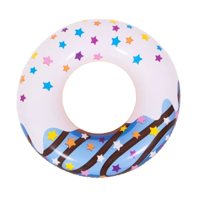 SunClub 37601 Nafukovací kruh 103 cm, donut modrý