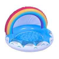 SunClub 57155 Nafukovací bazén pre batoľatá s baldachýnom, 95 cm