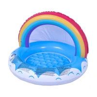 SunClub 57155 Nafukovací bazén pre batoľatá s baldachýnom, 95 cm