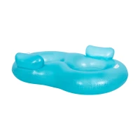 SunClub 33061 Dvojité nafukovacie koleso do bazéna 170 x 103 x 40 cm, modré