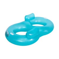 SunClub 33061 Dvojité nafukovacie koleso do bazéna 170 x 103 x 40 cm, modré