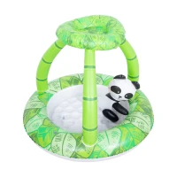 SunClub 51360 Dětský bazének Panda se stříškou, zelený