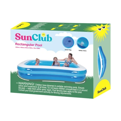 SunClub 51259 Nafukovací zahradní bazén 305 x 183 x 50 cm, modrý