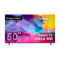 Kruger&Matz KM0250UHD Smart TV 50", UHD Google TV 5.0 DVB-T2/T/C, H.265 HEVC