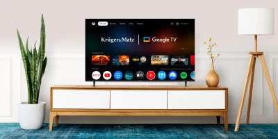 Kruger&Matz KM0250UHD Smart TV 50", UHD Google TV 5.0 DVB-T2/T/C, H.265 HEVC