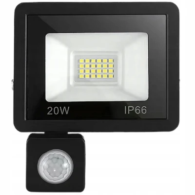 Verk 12347 Halogénové LED bodové svietidlo s senzorom súmraku a pohybu 20 W, 6000 K, IP66