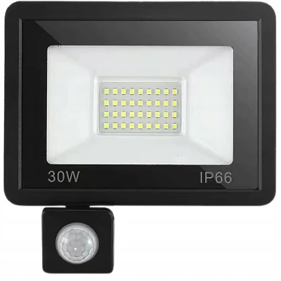 Verk 12348 Halogénové LED bodové svietidlo s senzorom súmraku a pohybu 30 W, 6000 K, IP66