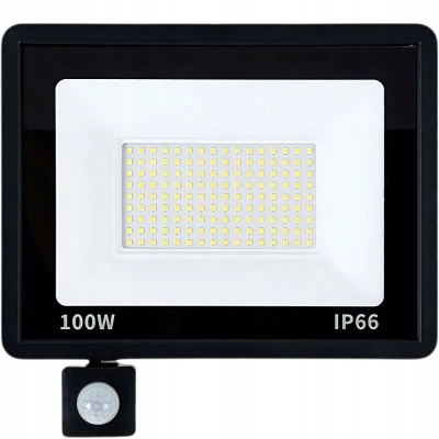 Verk 12350 Halogénové LED bodové svietidlo s senzorom súmraku a pohybu 100 W, 6000 K, IP66