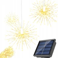 Verk 12405 Solární zahradní LED osvětlení, 8 režimů, solární panel, senzor soumraku