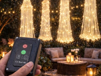 Verk 12405 Solární zahradní LED osvětlení, 8 režimů, solární panel, senzor soumraku