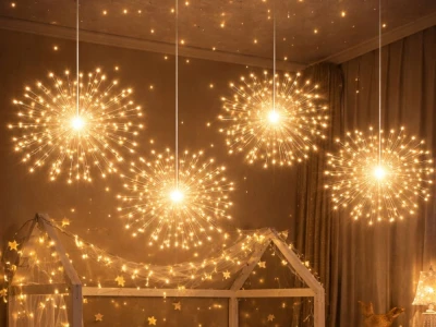 Verk 12405 Solární zahradní LED osvětlení, 8 režimů, solární panel, senzor soumraku