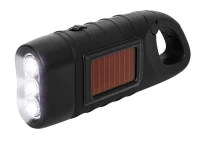 Verk 08381 Solárna dynamo LED baterka, čierna