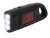 Verk 08381 Solární dynamo LED svítilna, černá