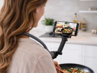 Verk 04145 Flexibilní držák telefonu na krk na nahrávání s příslušenstvím 