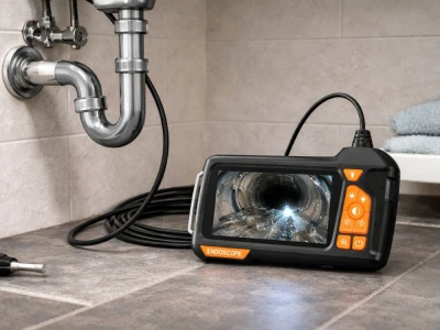 Verk 04149 Endoskopická inspekční kamera s LCD displejem, 10 m kabel, IP67, 6 LED 