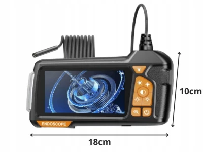 Verk 04149 Endoskopická inspekční kamera s LCD displejem, 5 m kabel, IP67, 6 LED 