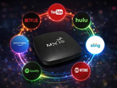 Verk 06377 Smart TV BOX MX10, Android, 4K, WIFI 5G 2/16GB, Ultra HD
