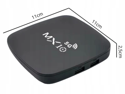 Verk 06377 Smart TV BOX MX10, Android, 4K, WIFI 5G 2/16GB, Ultra HD