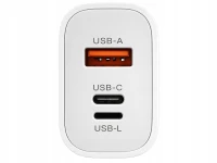Verk 06382 Rýchla nabíjačka s USB-A, USB-C, Lightning, 45 W, Quick Charge