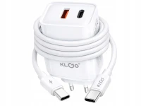 Verk 06384 Rýchla nabíjačka s USB-C + USB-A, 35 W, s káblom