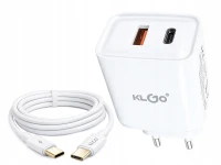 Verk 06384 Rýchla nabíjačka s USB-C + USB-A, 35 W, s káblom