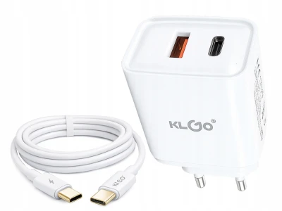 Verk 06384 Rýchla nabíjačka s USB-C + USB-A, 35 W, s káblom