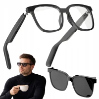 Verk 06385 Inteligentní Bluetooth brýle s reproduktory, handsfree, poslech hudby, černé