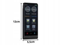 Verk 06387 Elektronický prekladač s umelou inteligenciou, Bluetooth 4.0, 2500 mAh, čierny