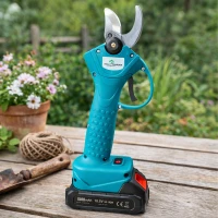 RealG RC-K-2304 Akumulátorové elektrické záhradné nožnice, 21 V, 500 W, 2 x 1500 mAh batérie
