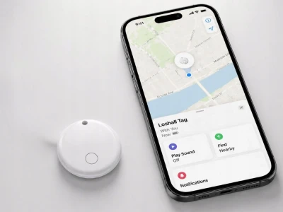 Verk 06388 Bluetooth lokátor klíčů - GPS Key Finder Tag Tracker iOS, bílý